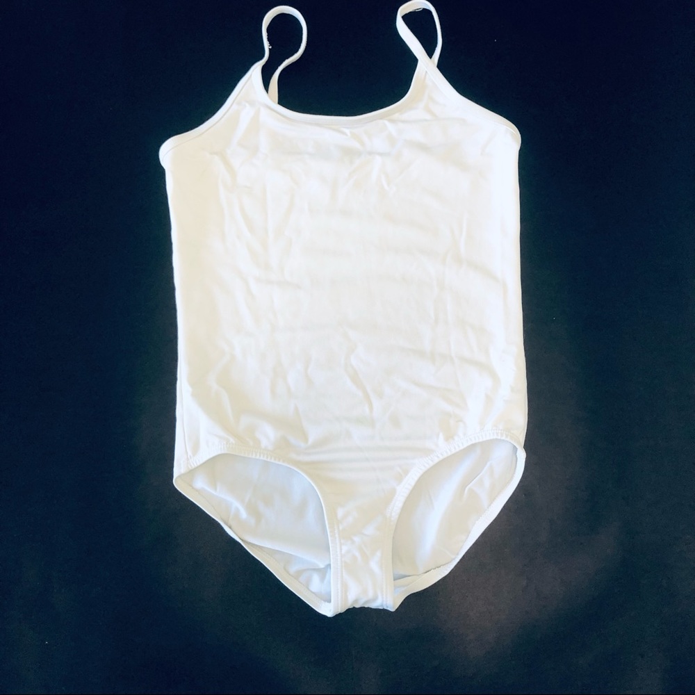 Rhythm Studio White Leotard - Girls 10/12